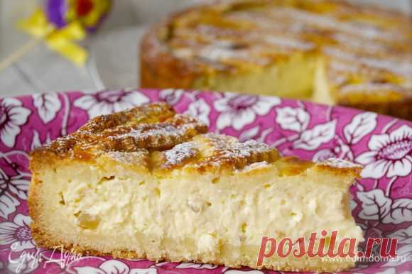Итальянский пасхальный пирог с миндалем и заварным кремом (Pastiera). Ингредиенты: рикотта, молоко, яйца куриные | Официальный сайт кулинарных рецептов