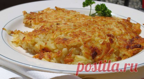 Картофельные рёшти с жареными грибами | Бабушкины рецепты
