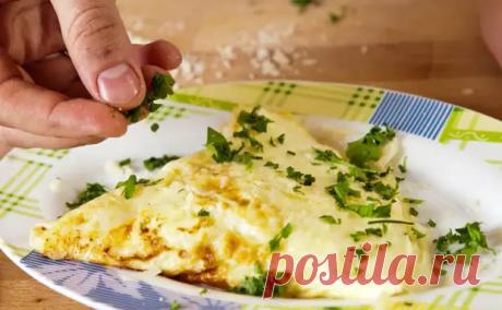 Идеальный омлет с сыром. Без молока, делается за 1 минуту - Будет вкусно - Медиаплатформа МирТесен