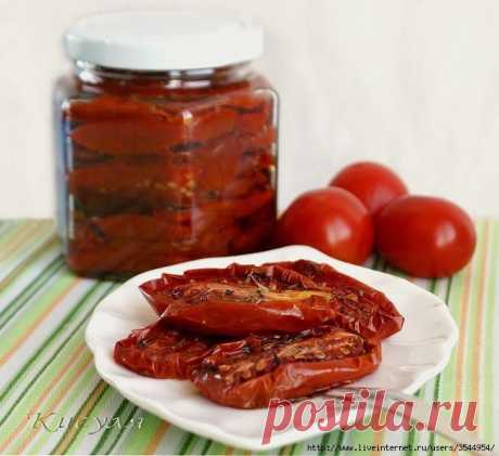Безумно вкусные вяленые помидоры...
