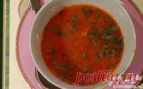 Рисовый суп с помидорами | Кулинарные рецепты от «Едим дома!»