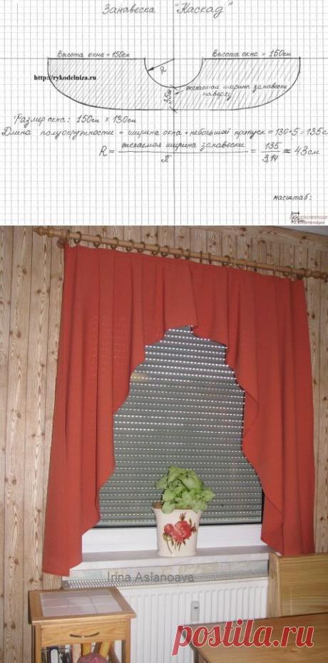 Штора на кухню. Фото - занавеска — вдохновение рукодельницы