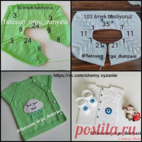 Реглан сверху ( Расчет петель)