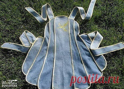 Фартуки из старых джинсов / Рукоделие