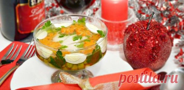 Заливное из курицы - Простые рецепты Овкусе.ру