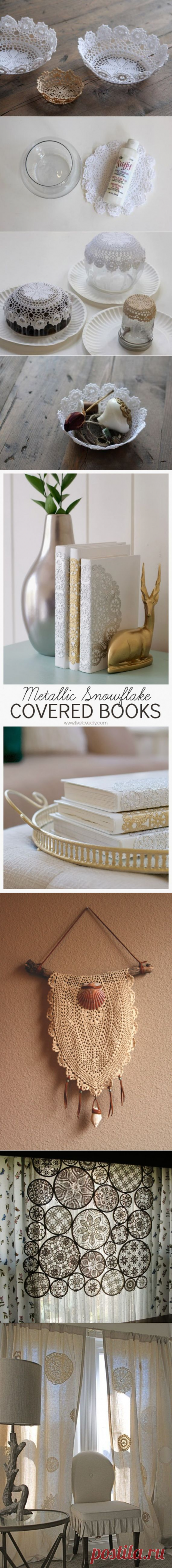 У Вас много вязанных салфеток? Тогда Вам сюда.