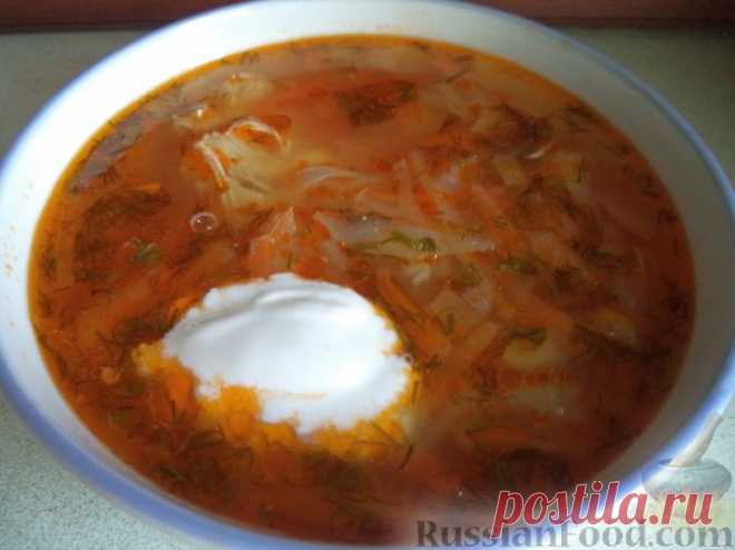 Рецепт: Щи из свежей капусты (классический рецепт) на RussianFood.com
