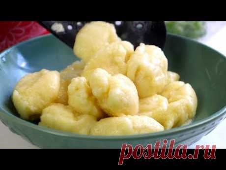 Простой Ужин за копейки/ Украинские  Картофельные галушки / Как  Же Это Вкусно!!