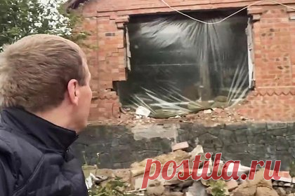Последствия тарана дома дочерью авторитета Цапка показали на видео