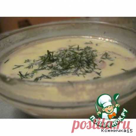 Крем-суп с шампиньонами - кулинарный рецепт