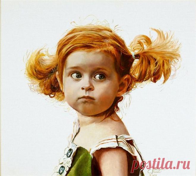 Рыжее чудо. В живописи.