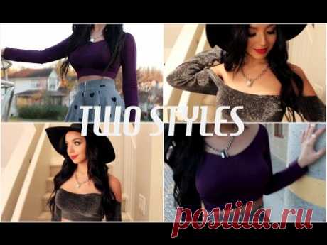 How To: Old Leggings to Crop Tops!