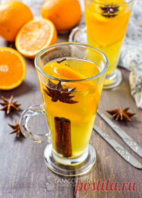 Глинтвейн на яблочном соке (безалкогольный) — рецепт с фото пошагово