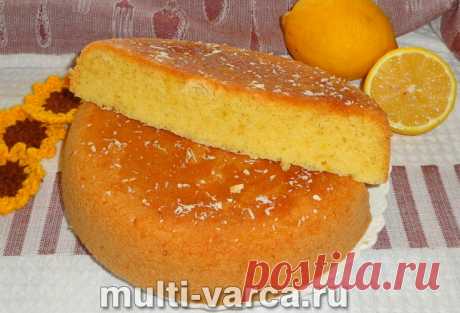 Лимонный пирог в мультиварке, 2 рецепта