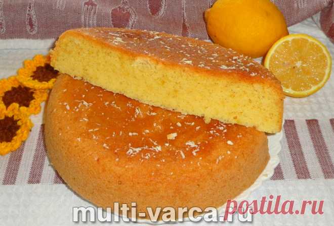 Лимонный пирог в мультиварке, 2 рецепта