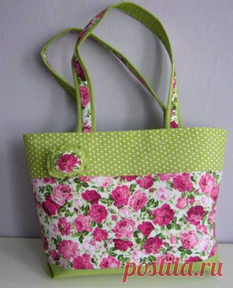 Simira - Velká  s růžemi - patchwork.mirka