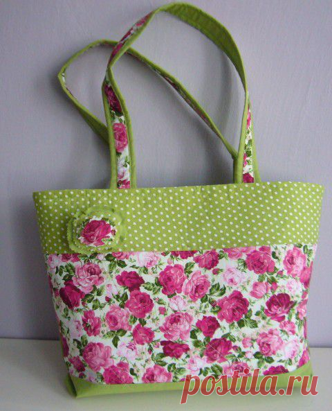 Simira - Velká  s růžemi - patchwork.mirka