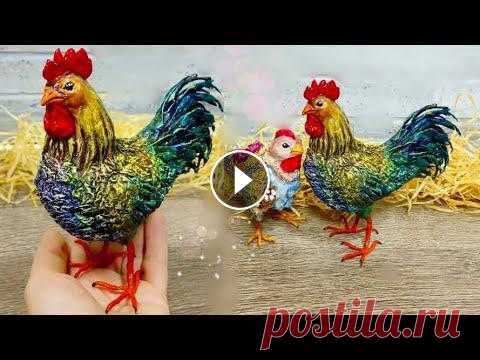 Петушок из ВАТЫ. Поделки своими руками на ПАСХУ. ROOSTER. EASTER. DIY. Петушок из ВАТЫ. Поделки своими руками на ПАСХУ. ROOSTER. EASTER. DIY.В этом видео я покажу Вам, как из ВАТЫ и доступных материалов сделать ПЕТУШКА св...