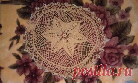 Коричневая салфетка