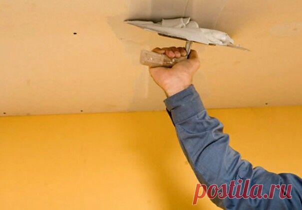 Ремонт на практике: что делать, если на потолке пошла трещина - Статьи - Недвижимость Mail.Ru