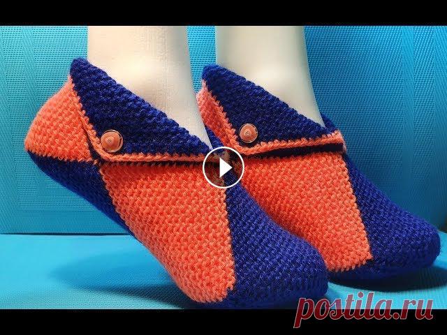 #393  ТАПОЧКИ СПИЦАМИ ИЗ КВАДРАТОВ. РАСЧЕТ НА ЛЮБОЙ РАЗМЕР #393 ТАПОЧКИ СПИЦАМИ ИЗ КВАДРАТОВ. РАСЧЕТ НА ЛЮБОЙ РАЗМЕР...