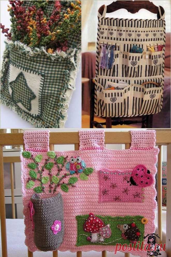 Идеи кармашков для мелочей.