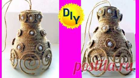 Новогодняя игрушка на елку колокольчик (МК) Мастер Татьяна Орлова - DIY Рукоделие портал о рукоделии от мастеров для мастеров и не только!