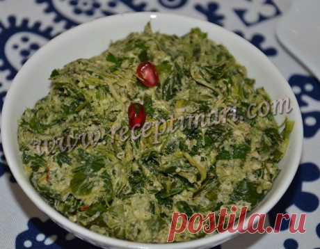 Пхали по-грузински из прасы. Пхали из лука порея - Грузинская кухня