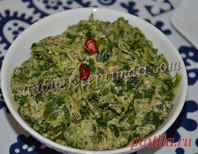 Пхали по-грузински из прасы. Пхали из лука порея - Грузинская кухня