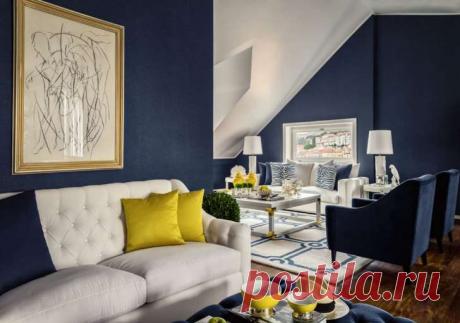 10 идеальных цветов для стен в гостиной