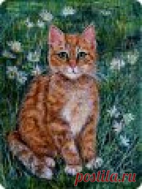 Мастер-класс. Как я вышиваю гладью (на примере кота Рыжика). В данном мастер-классе по просьбам любителей вышивки я решила показать наглядно, как я вышиваю гладью синтетическими нитками - на примере кота Рыжика.    Р.S.Дополнено 14.05.2015г.  К своему огорчению обнаружила свой мастер класс по вышивке гладью на сайте      https://svoimi-rukami-club.ru/мастер-класс-по-вышивке-гладью-рыжего-кота/       с заретушированными и вырезанными ...