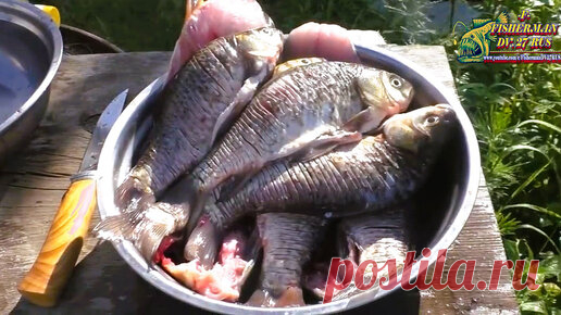 Хрустящие карасики в сметана без костей , Рецепты из рыбы в КАЗАНЕ от #FishermanDV27Rus | Fisherman DV.27RUS | Дзен
