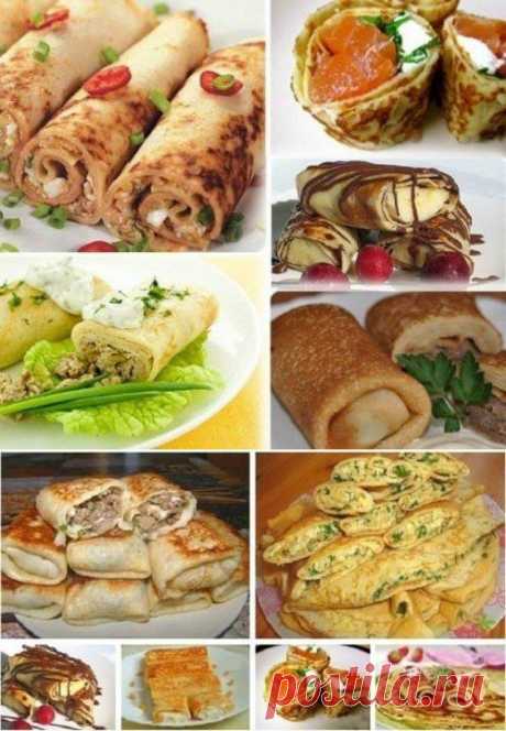 20 самых вкусных начинок для блинов | Домохозяйка