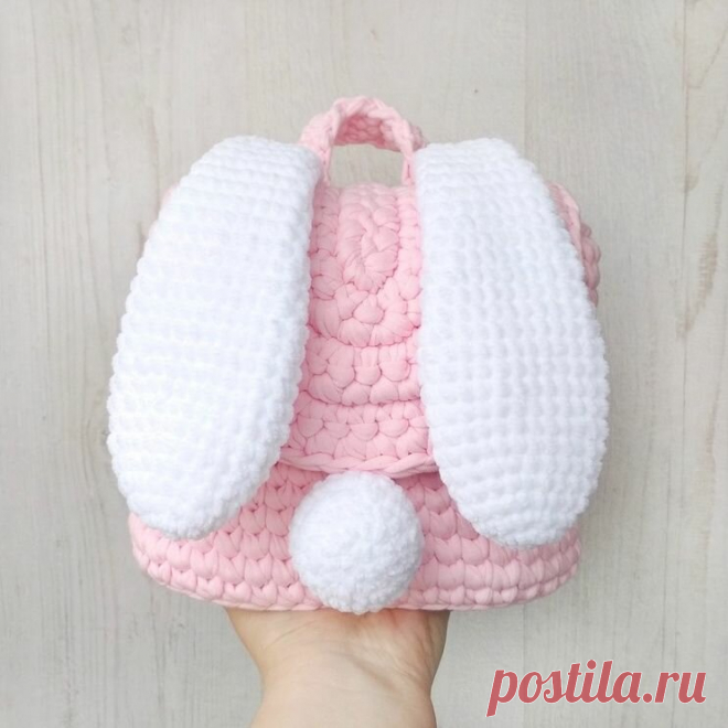 Сумки крючком из трикотажной пряжи. Схемы