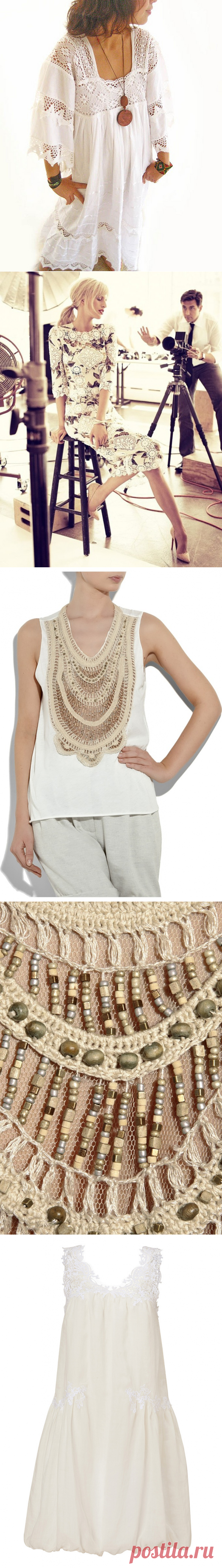 Альбом-подборка «комбинирование ткани, вязания и кружева»