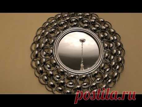 Dollar Tree DIY - 💕 Silver Decorative Wall Mirror 💕