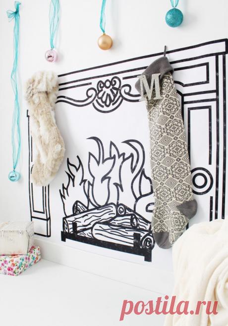 Нарисованный очаг