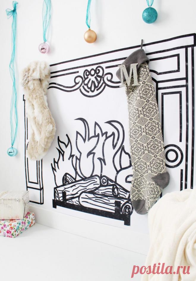 Нарисованный очаг