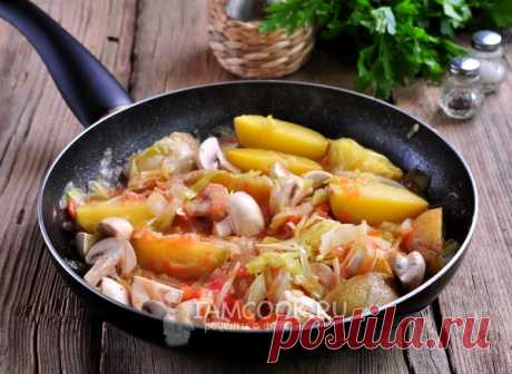 Рагу овощное с капустой и картошкой — рецепт с фото пошагово