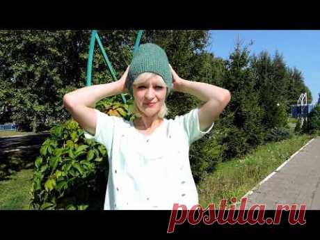 Шапка "БИНИ". Шапок много не бывает. Вяжем по схеме легко и просто.
