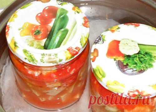 Кабачки на зиму, маринованные в томате - рецепт с фото / Простые рецепты