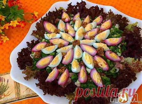 Салат &quot;Радужный&quot; - Рецепты домашней кухни с пошаговыми фотографиями и подробным описанием. Новые рецепты каждый день. Конкурсы рецептов - Ням.ру