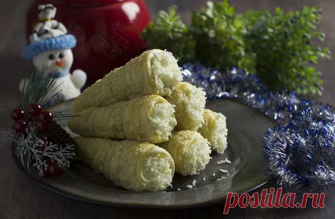 Трубочки со шпротами - рецепт закуски со шпротами с фото | ne-dieta