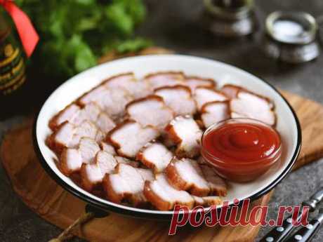 Свиная грудинка в соевом соусе (тушеная) — рецепт с фото пошагово