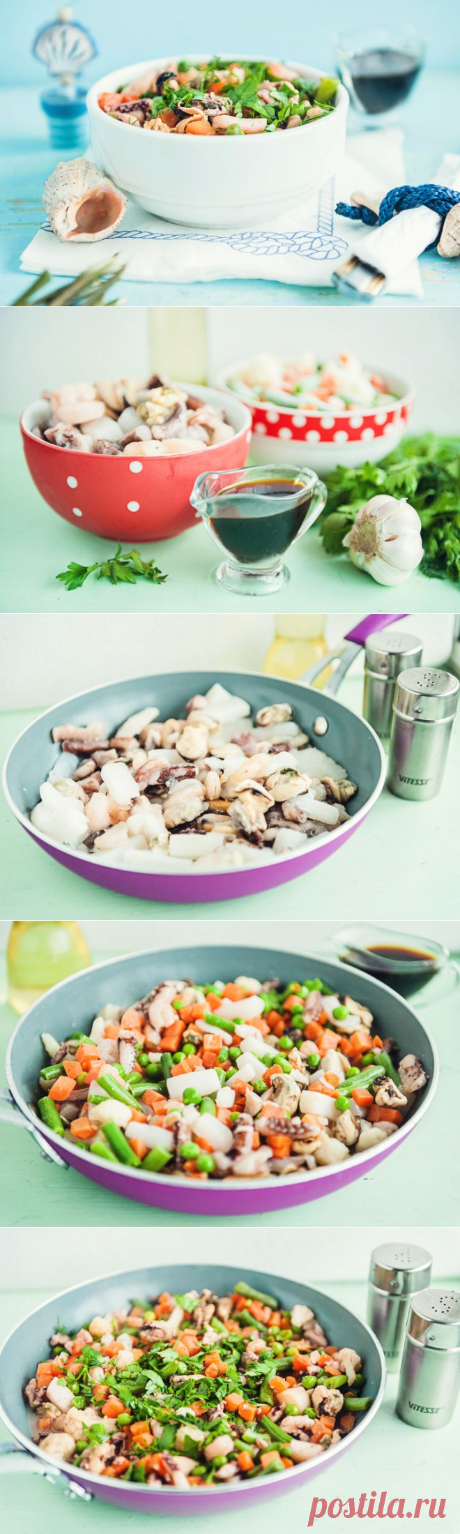 Морской коктейль с овощами рецепт: как приготовить - рецепт приготовления, фото и состав | Леди@Mail.Ru