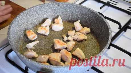 Куриная грудка с овощами