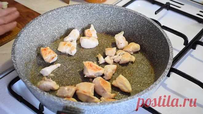 Куриная грудка с овощами