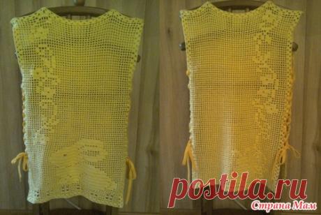 .. Помогите)) почему стягивается полотно - Все в ажуре... (вязание крючком) - Страна Мам