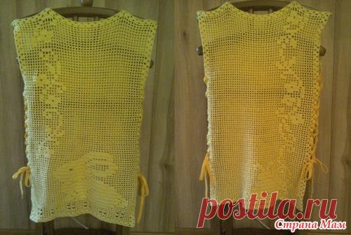 .. Помогите)) почему стягивается полотно - Все в ажуре... (вязание крючком) - Страна Мам