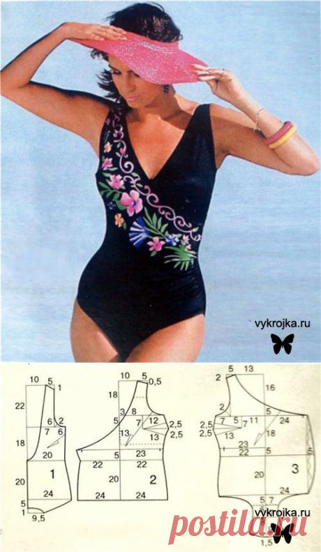 Выкройка купальника - скачать выкройку закрытого купальника бесплатно с выкройка.ру Страница 0